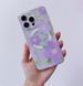 Чехол прозрачный Print Flower Color with MagSafe для iPhone 16e | 17e Pink