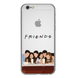 Чехол прозрачный Print FRIENDS для iPhone 6 Plus | 6s Plus Cafe купить