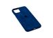 Чехол Alcantara Full для iPhone 12 MINI Midnight Blue