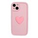 Чехол 3D Coffee Love Case для iPhone 15 Pink