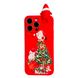 Чехол 3D New Year для iPhone 14 PRO Santa Claus/Snowman/Tree