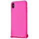 Чохол WAVE Lanyard Case для iPhone X | XS Electric Pink