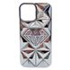 Чехол Diamond Mosaic для iPhone 14 PRO MAX Silver