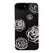 Чохол Ribbed Case для iPhone 7 | 8 | SE 2 | SE 3 Rose Black/White