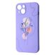 Чехол WAVE Minimal Art Case with MagSafe для iPhone 13 Light Purple/Flower