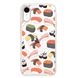 Чохол прозорий Print FOOD with MagSafe для iPhone XR Sushi купити