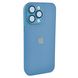 Чехол 9D AG-Glass Case для iPhone 13 PRO MAX Sierra Blue