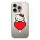 Чехол прозрачный Print Hello Kitty with MagSafe для iPhone 17 PRO Love