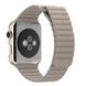 Шкіряний Ремінець Leather Loop Band для Apple Watch 42/44/45/49 mm Stone