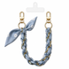 Ремінець для смартфону Silk scarf - Blue/Gray - ash-mobile.com.ua - фото 1