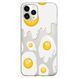 Чохол прозорий Print FOOD для iPhone 12 PRO MAX Eggs - ash-mobile.com.ua - фото 1