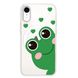 Чехол прозрачный Print Happy Nice with MagSafe для iPhone XR Frog - ash-mobile.com.ua - фото 1