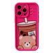 Чехол Wilkins Case для iPhone 13 PRO Bear Electric Pink - ash-mobile.com.ua - фото 1