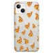Чохол прозорий Print FOOD для iPhone 15 Pizza