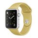 Ремешок Silicone Sport Band для Apple Watch 42mm | 44mm | 45mm | 49mm Gold размер L