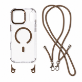 Чехол Crossbody Case MagSafe на шнурку для iPhone 17 PRO Brown