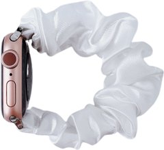 Ремінець Scrunchie для Apple Watch 42mm | 44mm | 45mm | 49mm White