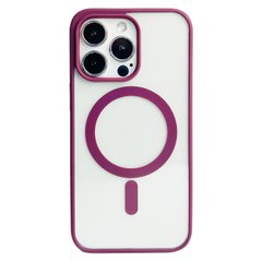 Чохол Matte Acrylic MagSafe для iPhone 13 Bordo