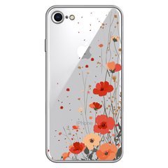 Чохол прозорий Print Flower для iPhone 7 | 8 | SE 2 | SE 3 Autumn Blossom купити