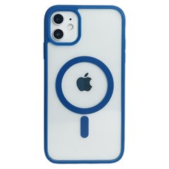 Чехол Matte Acrylic MagSafe для iPhone 11 Blue купить