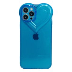 Чехол Transparent Love Case для iPhone 12 PRO MAX Blue купить