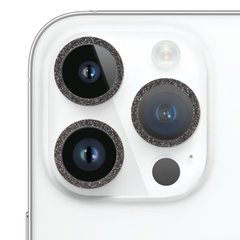 Захисне скло на камеру Diamonds Lens для iPhone 15 PRO | 15 PRO MAX Midnight