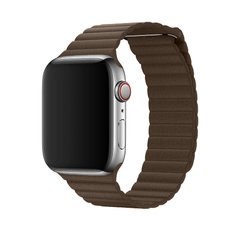 Шкіряний Ремінець Leather Loop Band для Apple Watch 42/44/45 mm Brown купити