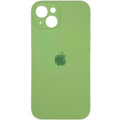 Чехол Silicone Case Full + Camera для iPhone 14 Plus Mint Gum