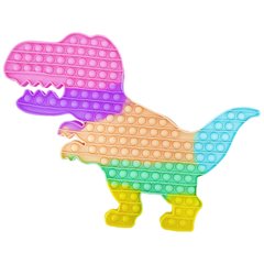 Pop-It іграшка SUPER BIG Dinosaur (Динозавр) 44/32см Red/Purple купити