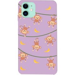 Чехол Wave Print Case для iPhone 12 MINI Purple Monkey купить