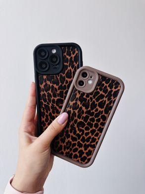 Чохол Africa Leopard для iPhone 13 Black - ash-mobile.com.ua - фото 2