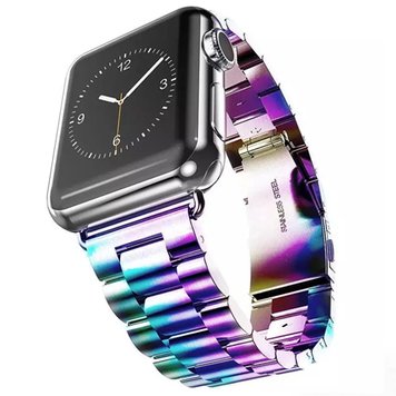 Ремешок Metal old 3-bead для Apple Watch 42mm | 44mm | 45mm | 46mm | 49mm Colorful - ash-mobile.com.ua - фото 1