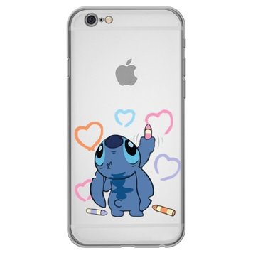 Чехол прозрачный Print Monster для iPhone 6 | 6s Blue Draw - ash-mobile.com.ua - фото 1