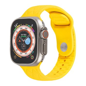 Ремінець Rhombus для Apple Watch 42mm | 44mm | 45mm | 46mm | 49mm Yellow - ash-mobile.com.ua - фото 1