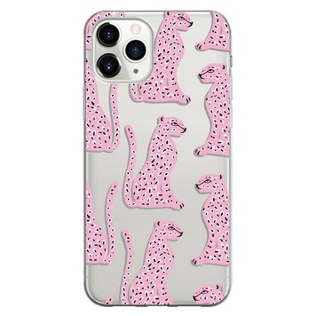 Чехол прозрачный Print Meow для iPhone 11 PRO MAX Leopard Pink - ash-mobile.com.ua - фото 1