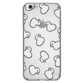 Чохол прозорий Print Duck для iPhone 6 Plus | 6s Plus White - ash-mobile.com.ua - фото 1