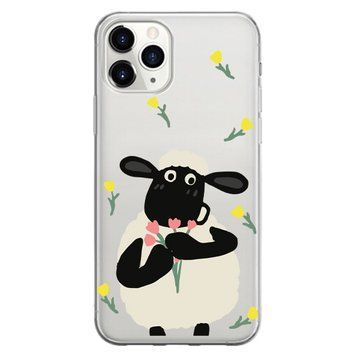 Чохол прозорий Print Happy Nice для iPhone 13 PRO MAX Sheep - ash-mobile.com.ua - фото 1