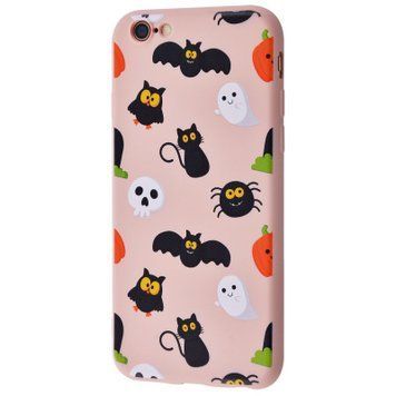 Чохол WAVE Fancy Case для iPhone 6 | 6S Black Cats Pink - ash-mobile.com.ua - фото 1