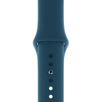 Ремешок Silicone Sport Band для Apple Watch 42mm | 44mm | 45mm | 46mm | 49mm Cosmos blue размер S - ash-mobile.com.ua - фото 1