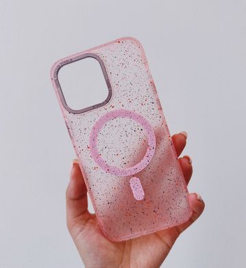 Чехол Splattered with MagSafe для iPhone 15 Purple