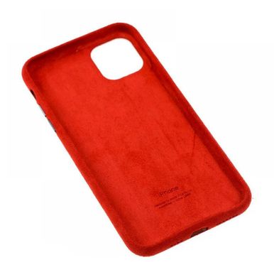 Чохол Alcantara Full для iPhone 12 MINI Red купити