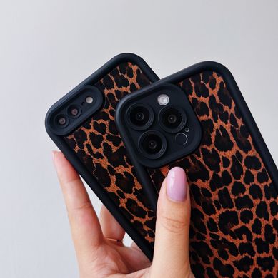 Чохол Africa Leopard для iPhone 13 Black - ash-mobile.com.ua - фото 3