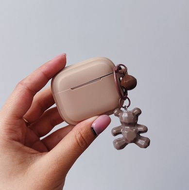 Чехол Bear Charm для AirPods PRO Brown - ash-mobile.com.ua - фото 2