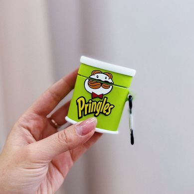 Чехол 3D для AirPods 1 | 2 Pringles Green купить