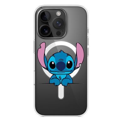 Чохол прозорий Print Blue Monster with MagSafe для iPhone 16e | 17e Looks - ash-mobile.com.ua - фото 3