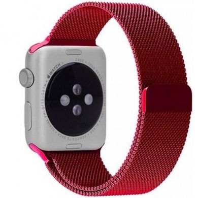 Ремешок Milanese Loop для Apple Watch 42/44/45/49 mm Red купить