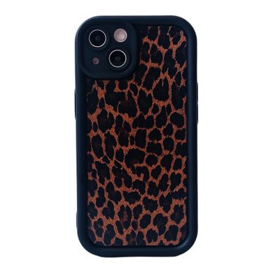 Чохол Africa Leopard для iPhone 13 Black - ash-mobile.com.ua - фото 1