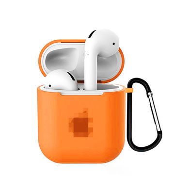 Чохол (яблуко) для AirPods PRO 2 Orange - ash-mobile.com.ua - фото 1