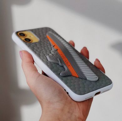 Чохол Sneakers Brand Case (TPU) для iPhone 12 MINI Кросівок Black-Grey купити