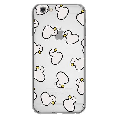 Чохол прозорий Print Duck для iPhone 6 Plus | 6s Plus White купити